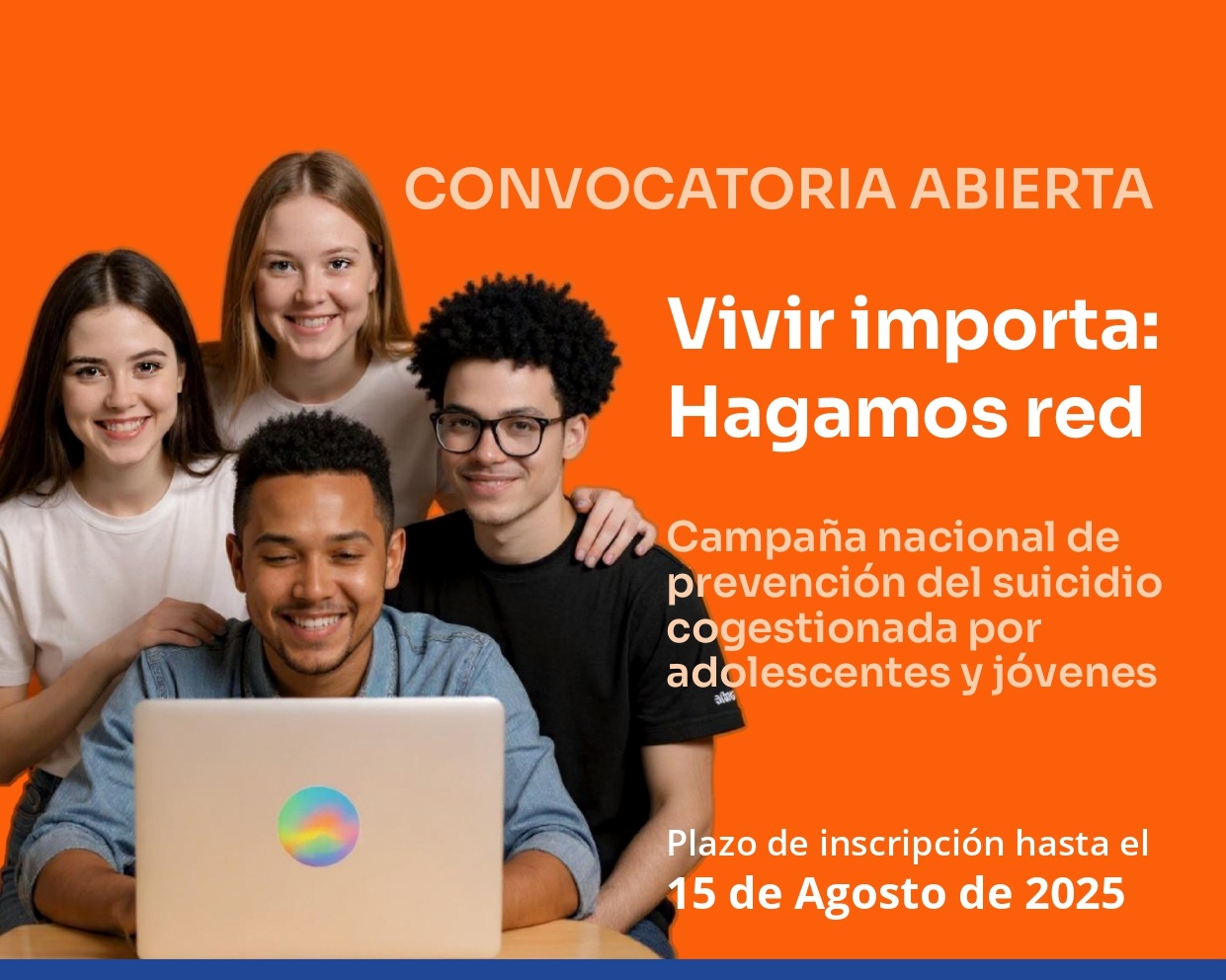 Campaña Nacional de prevención del Suicido cogestionada por adolescentes y jóvenes - MSP
