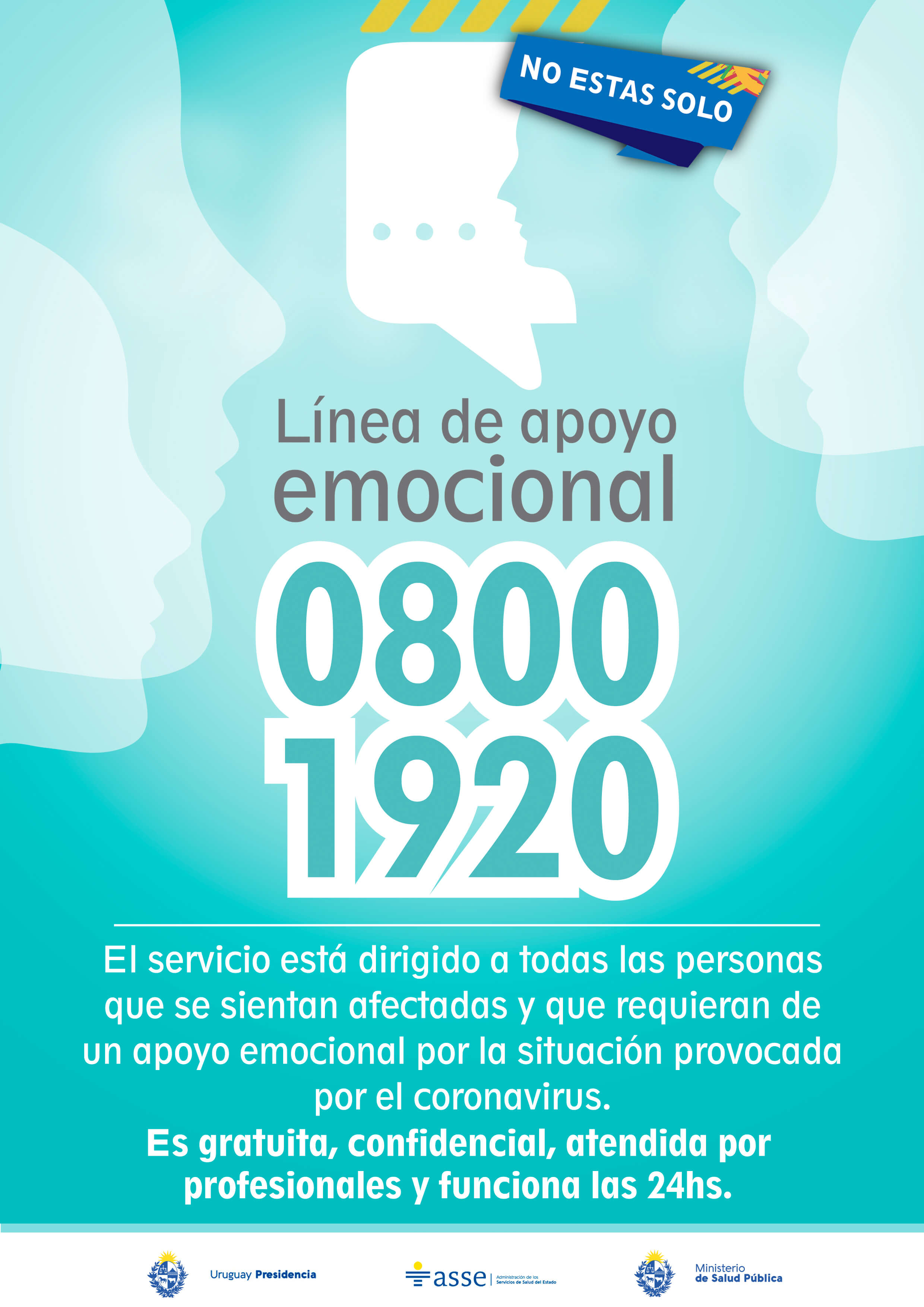 ASSE - LÃ­nea de apoyo emocional - 0800 1920