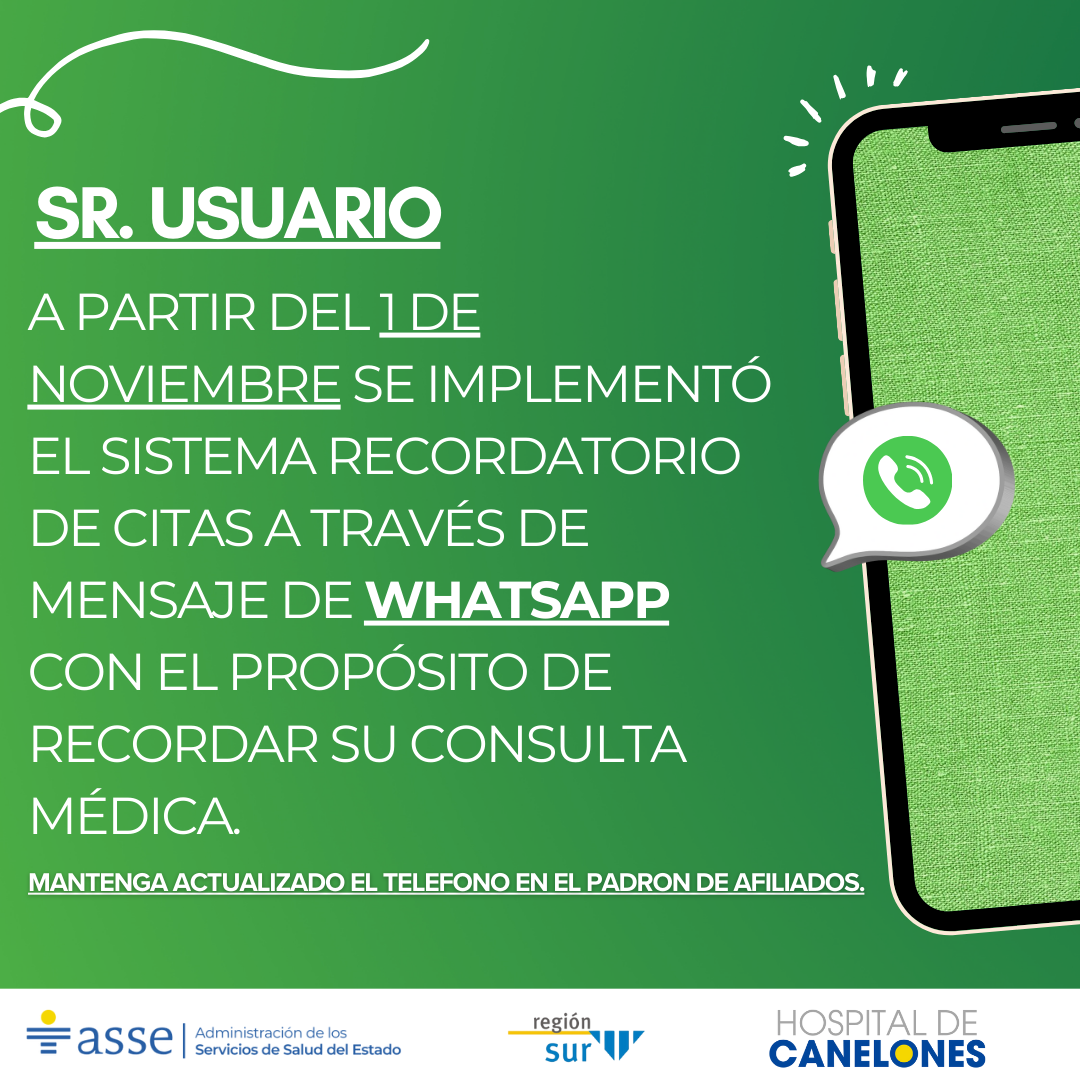 Sistema de recordatorio de citas médicas