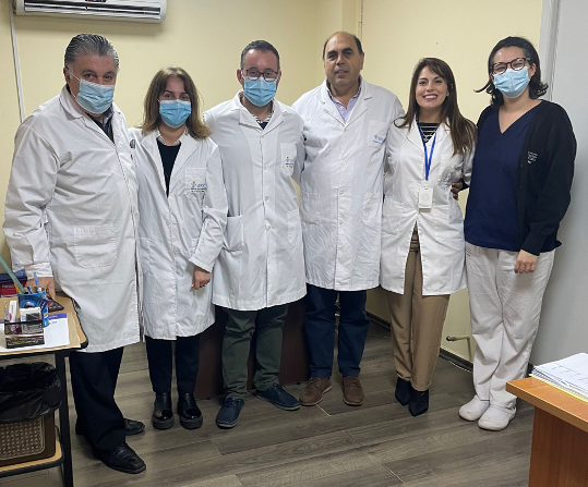 Trabajando en equipo. Hospital Las Piedras y Hospital de Canelones. 