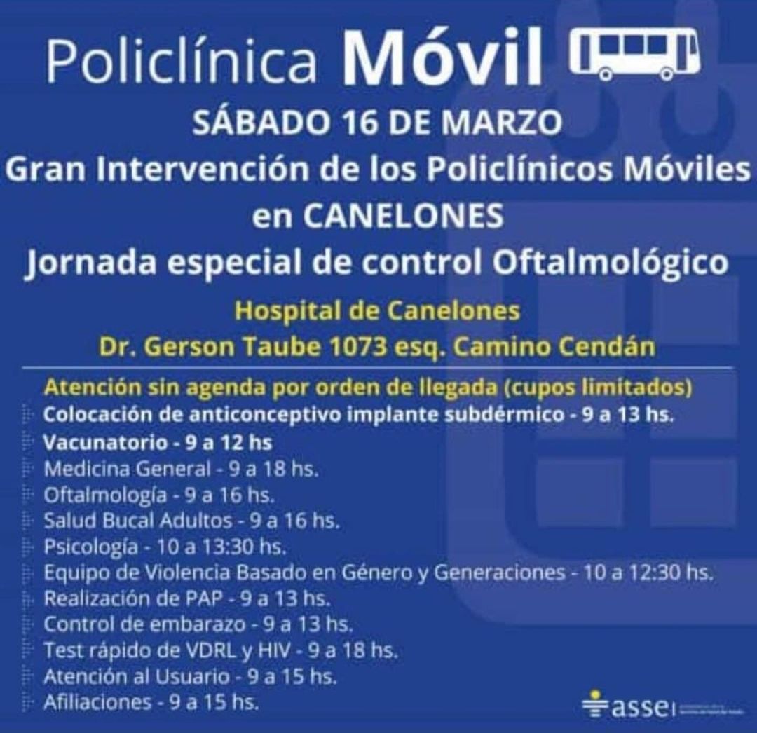 Policlinica Movil - 16 de Marzo